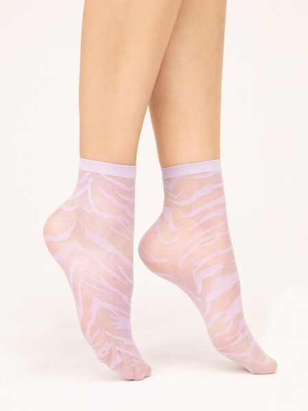 Feinsöckchen mit angesagtem Wildtier-Design von Fiore