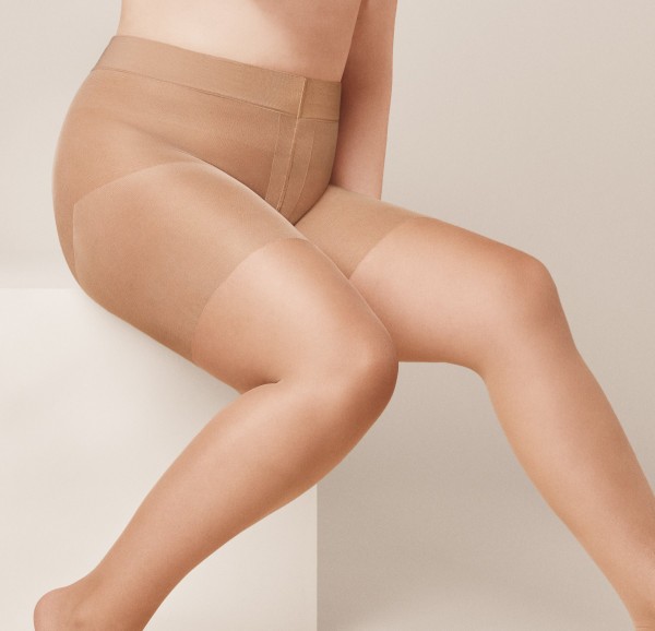 Feinstrumpfhose für weibliche Rundungen Curvy 20 True Beauty von Kunert
