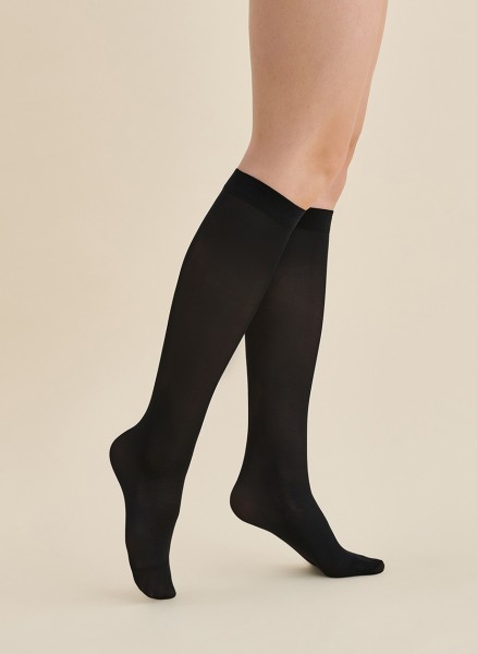 Gabriella Blickdichte, weiche Kniestrümpfe Microfibre