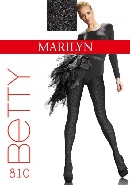 Marilyn Elegante dezent glitzernde Strumpfhose Betty 80 DEN