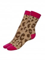 Blickdichte, weiche Söckchen mit hohem Baumwollanteil und angesagten Leopardentupfen von Fiore Blickdichte, weiche Söckchen mit hohem Baumwollanteil und angesagten Leopardentupfen von Fiore